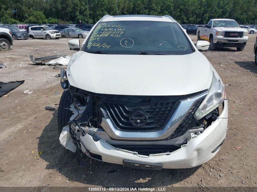 2017 Nissan Murano S/Sl/Sv/Platinum VIN: 5N1AZ2MH4HN180339 Lot: 12055312