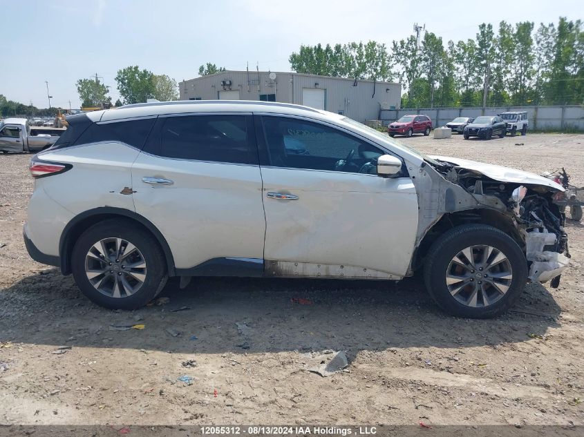 2017 Nissan Murano S/Sl/Sv/Platinum VIN: 5N1AZ2MH4HN180339 Lot: 12055312