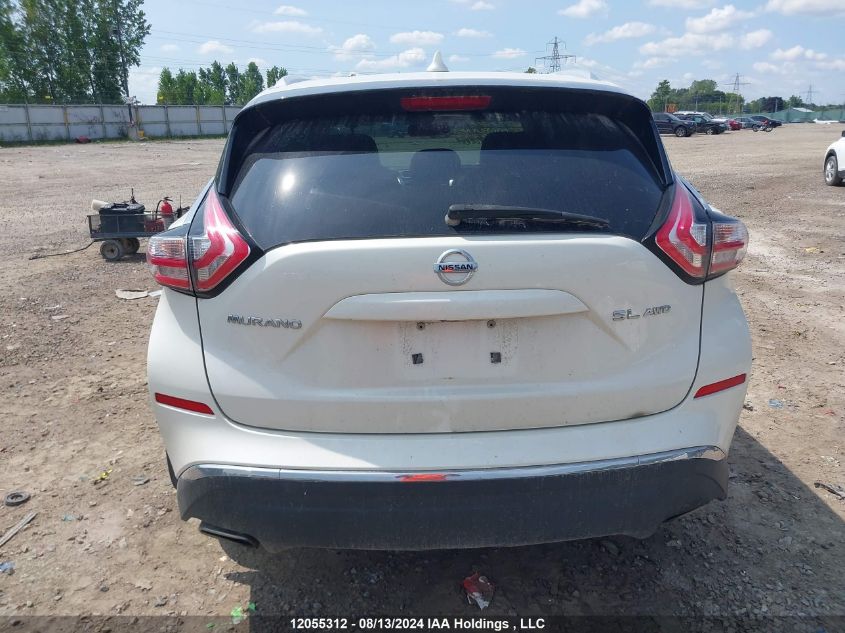 2017 Nissan Murano S/Sl/Sv/Platinum VIN: 5N1AZ2MH4HN180339 Lot: 12055312