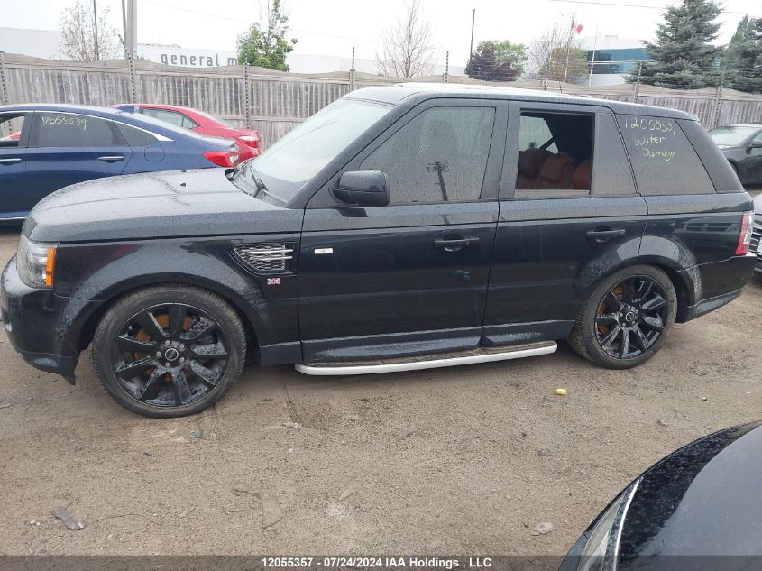 2012 Land Rover Range Rover Sport VIN: SALSK2D41CA726131 Lot: 12055357