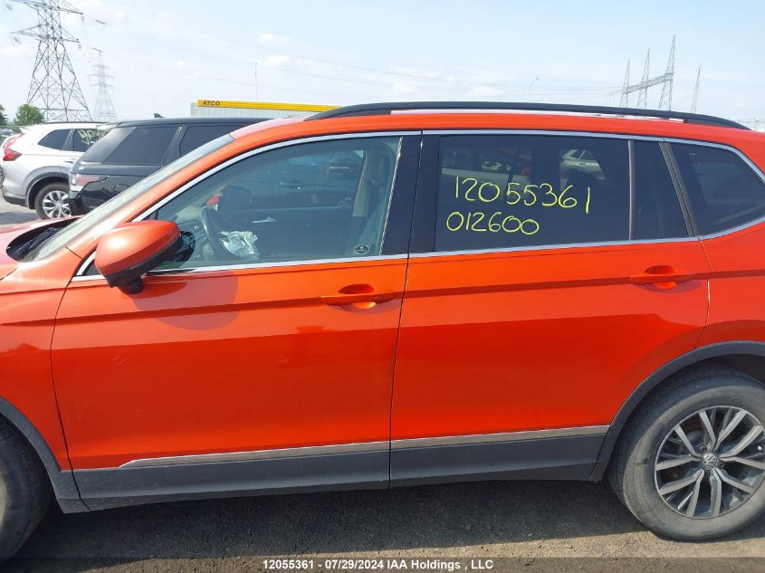 2018 Volkswagen Tiguan Se/Sel VIN: 3VV2B7AX6JM012600 Lot: 12055361