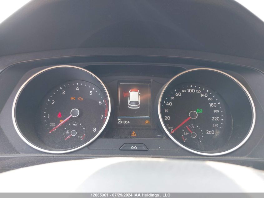 2018 Volkswagen Tiguan Se/Sel VIN: 3VV2B7AX6JM012600 Lot: 12055361