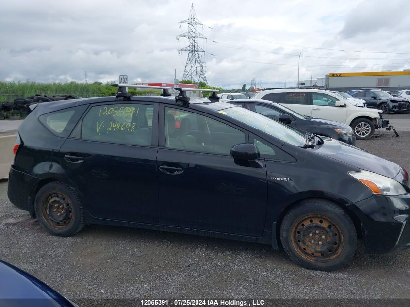 2013 Toyota Prius VIN: JTDZN3EU8D3248698 Lot: 12055391