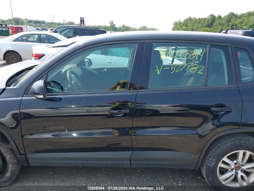 2015 Volkswagen Tiguan VIN: WVGKV7AX4FW527782 Lot: 12055394