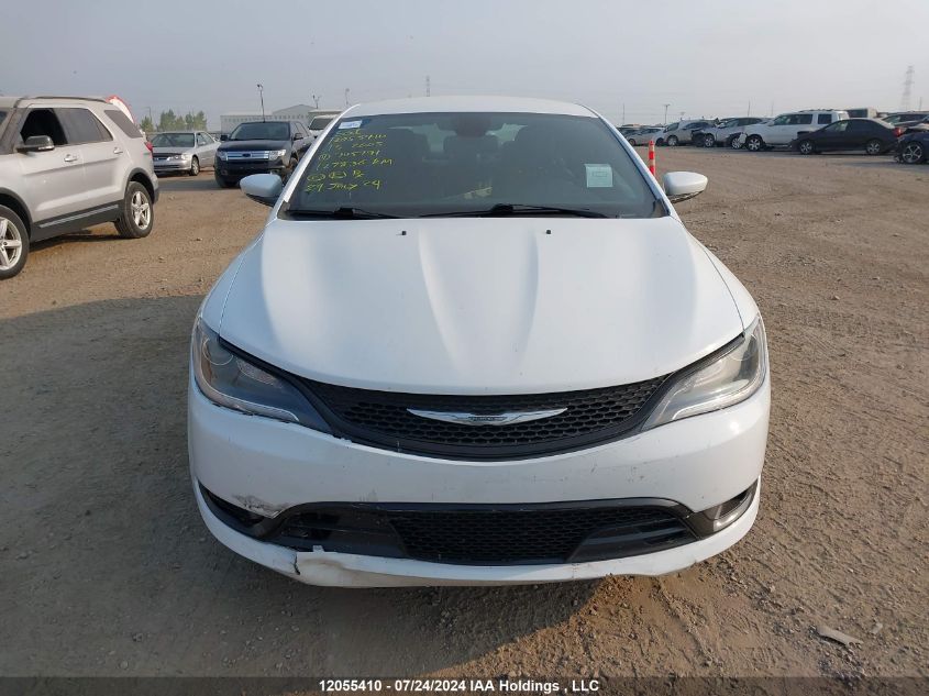 2015 Chrysler 200 S VIN: 1C3CCCBB2FN705791 Lot: 12055410