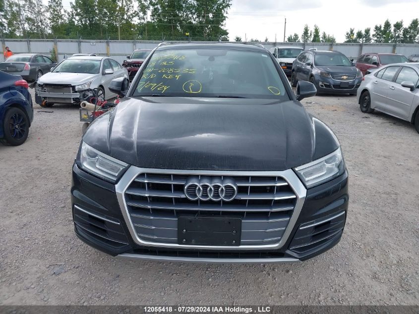 2018 Audi Q5 VIN: WA1ANAFY2J2208535 Lot: 12055418