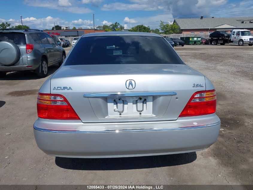 2000 Acura 3.5Rl VIN: JH4KA9657YC800185 Lot: 12055433