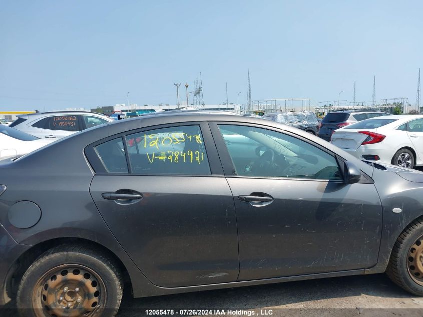 2010 Mazda 3 I VIN: JM1BL1SFXA1284921 Lot: 12055478