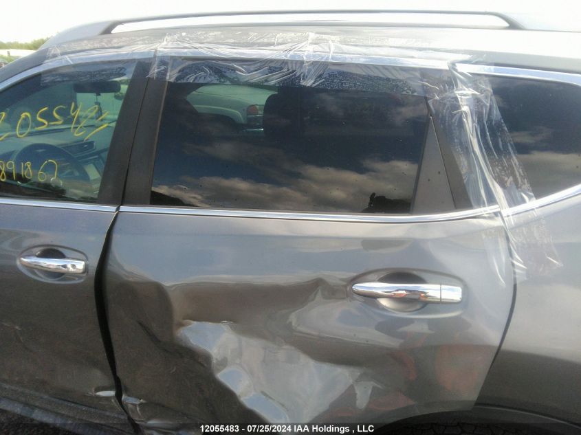 2017 Nissan Rogue Sv/Sl VIN: 5N1AT2MV8HC891867 Lot: 12055483