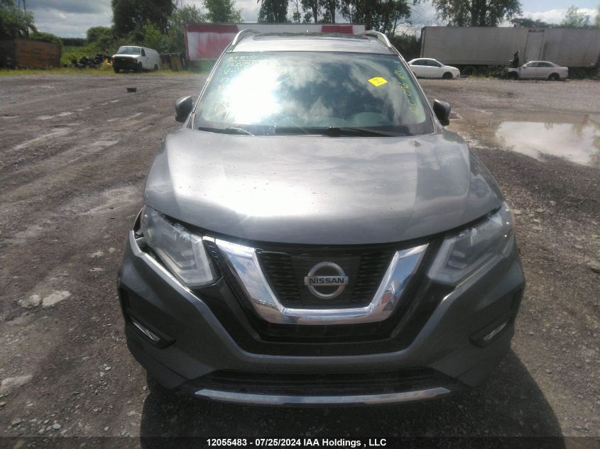 2017 Nissan Rogue Sv/Sl VIN: 5N1AT2MV8HC891867 Lot: 12055483