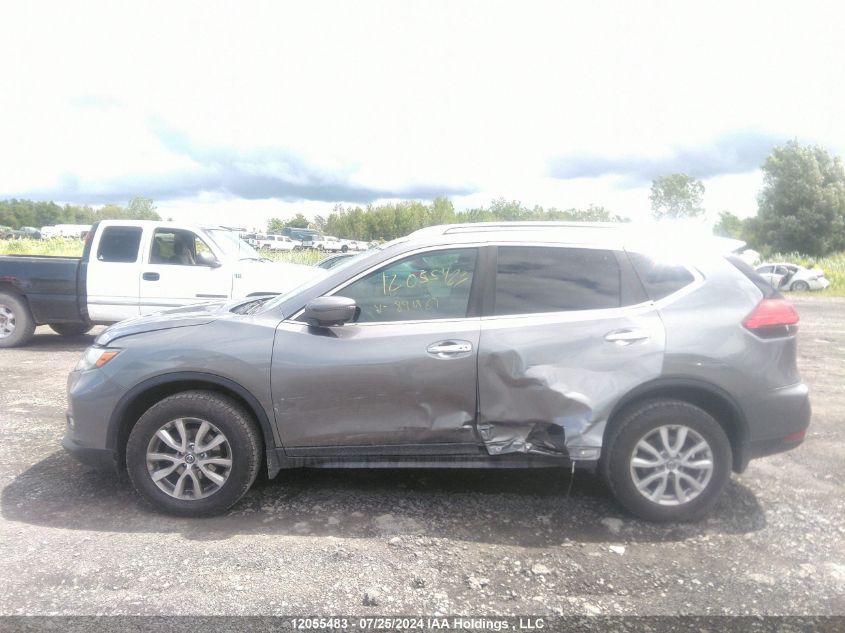 2017 Nissan Rogue Sv/Sl VIN: 5N1AT2MV8HC891867 Lot: 12055483