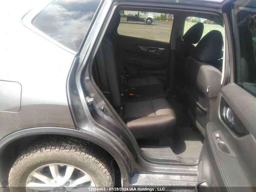 2017 Nissan Rogue Sv/Sl VIN: 5N1AT2MV8HC891867 Lot: 12055483