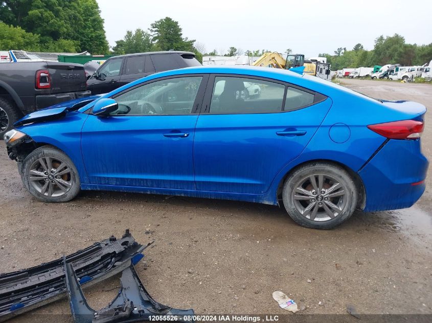 2017 Hyundai Elantra Gl VIN: KMHD84LF4HU252142 Lot: 12055526