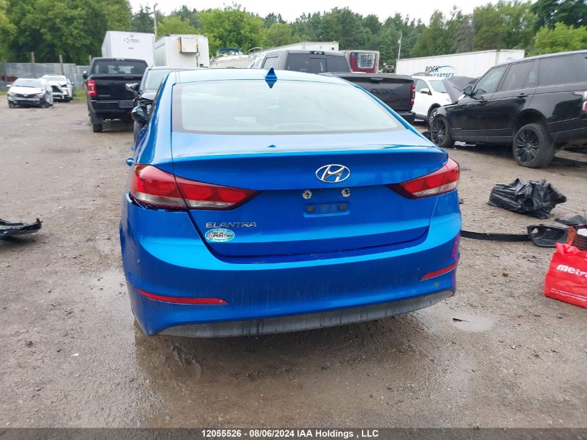 2017 Hyundai Elantra Gl VIN: KMHD84LF4HU252142 Lot: 12055526