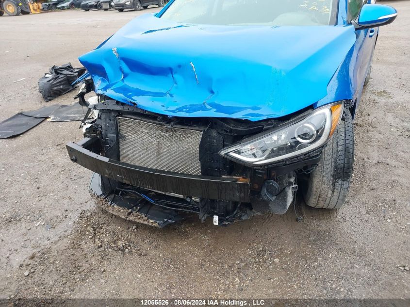 2017 Hyundai Elantra Gl VIN: KMHD84LF4HU252142 Lot: 12055526