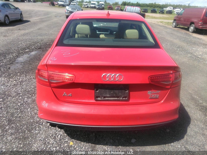 2015 Audi A4 VIN: WAUBFCFL8FN029488 Lot: 12055540