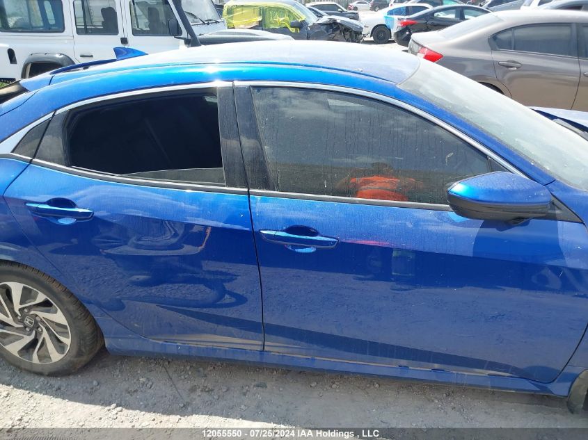 2018 Honda Civic Lx VIN: SHHFK7G21JU300894 Lot: 12055550