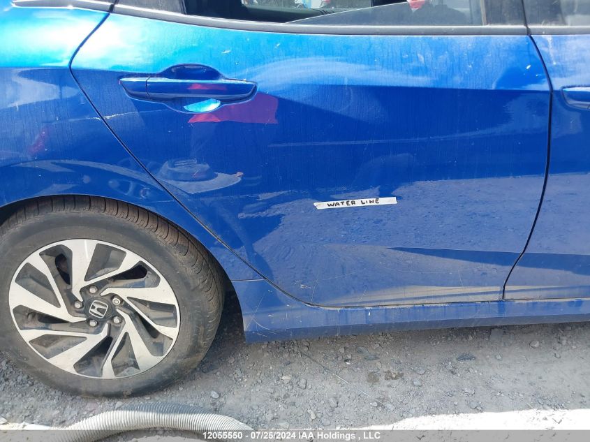 2018 Honda Civic Lx VIN: SHHFK7G21JU300894 Lot: 12055550