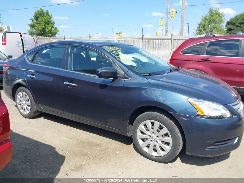 2015 Nissan Sentra S/Sv/Sr/Sl VIN: 3N1AB7AP0FL650724 Lot: 12055573