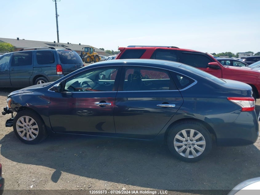 2015 Nissan Sentra S/Sv/Sr/Sl VIN: 3N1AB7AP0FL650724 Lot: 12055573