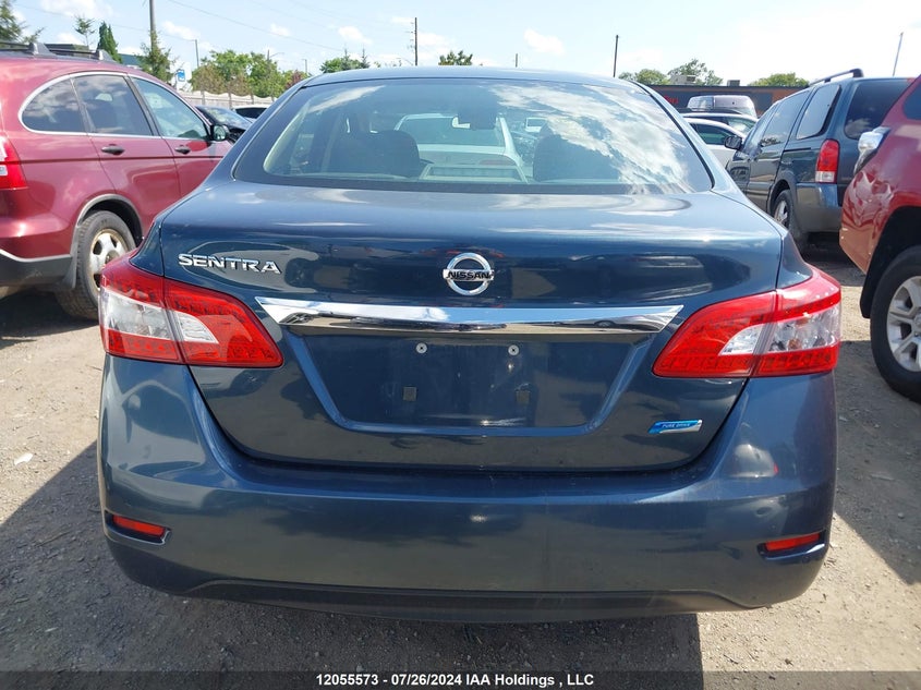 2015 Nissan Sentra S/Sv/Sr/Sl VIN: 3N1AB7AP0FL650724 Lot: 12055573