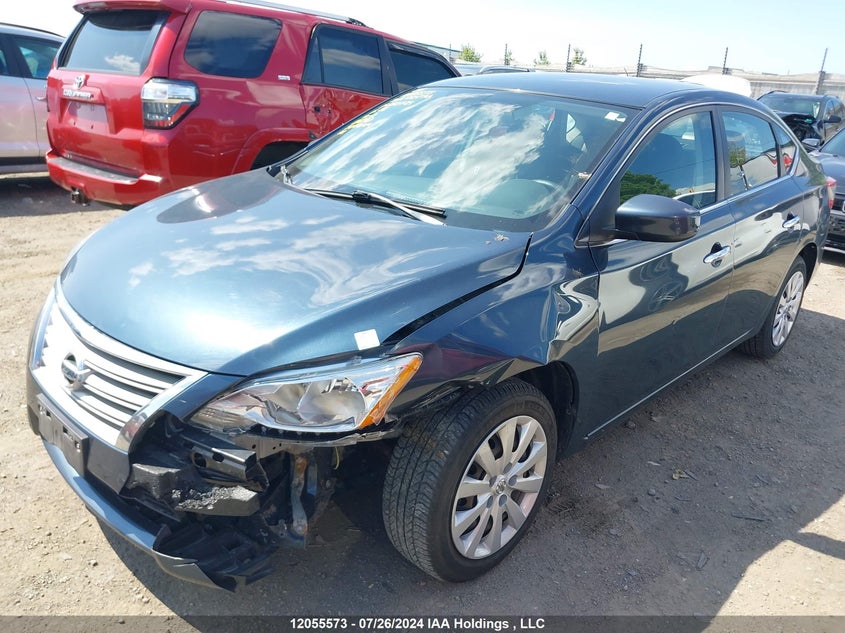2015 Nissan Sentra S/Sv/Sr/Sl VIN: 3N1AB7AP0FL650724 Lot: 12055573