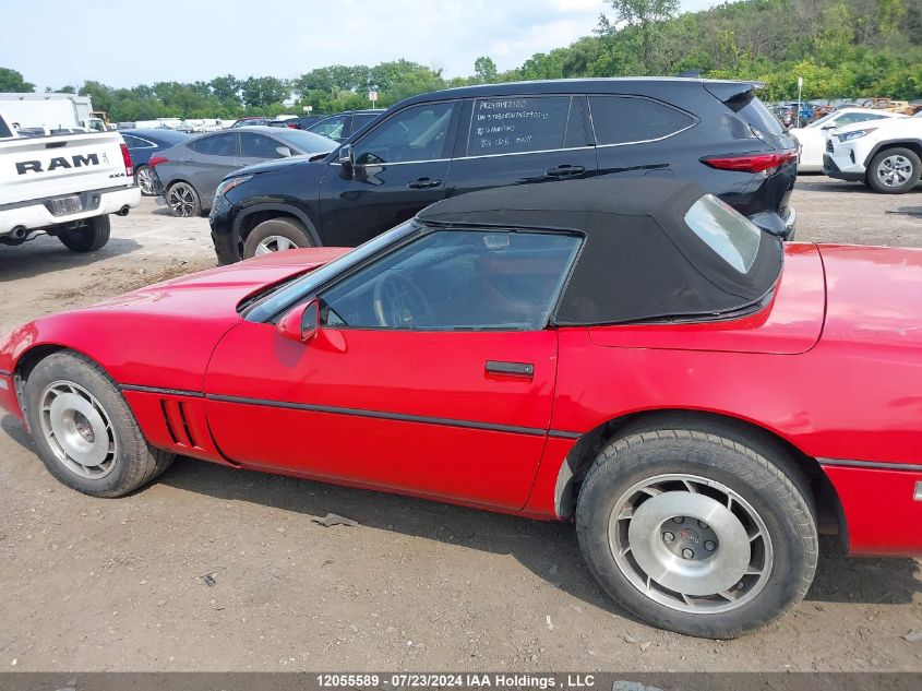 1987 Chevrolet Corvette VIN: 1G1YY3186H5116148 Lot: 12055589