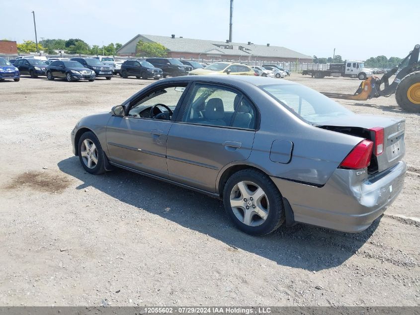2004 Honda Civic Sdn VIN: 2HGES16874H932914 Lot: 12055602