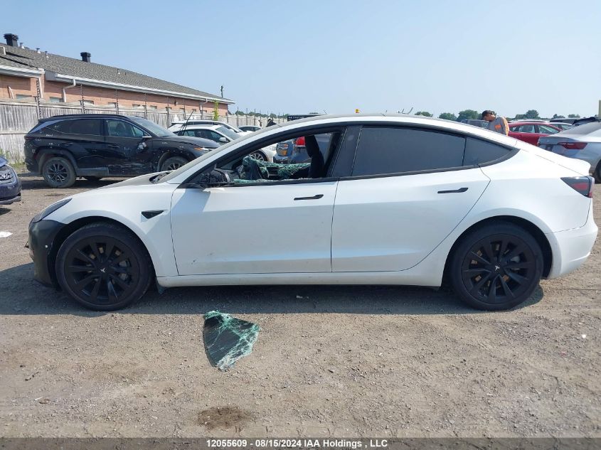 2022 Tesla Model 3 VIN: 5YJ3E1EB5NF178882 Lot: 12055609