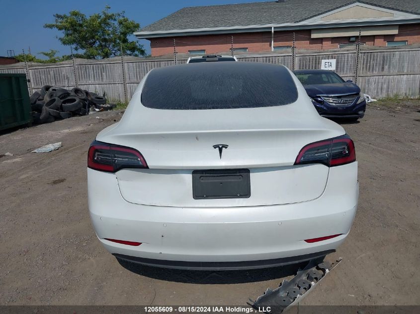 2022 Tesla Model 3 VIN: 5YJ3E1EB5NF178882 Lot: 12055609