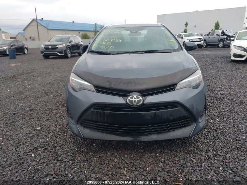 2018 Toyota Corolla Le VIN: 2T1BURHE0JC124133 Lot: 12055656