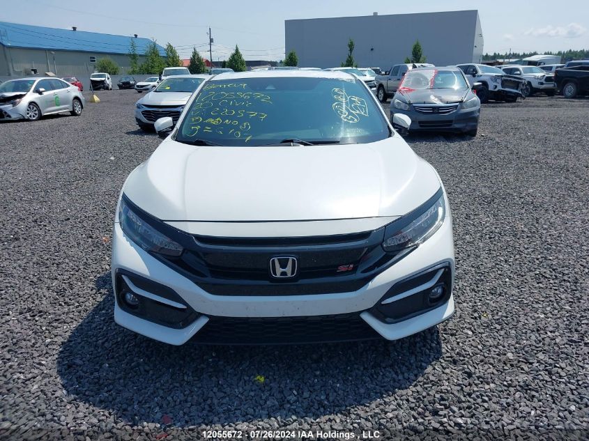 2020 Honda Civic Si Si VIN: 2HGFC3A54LH220577 Lot: 12055672