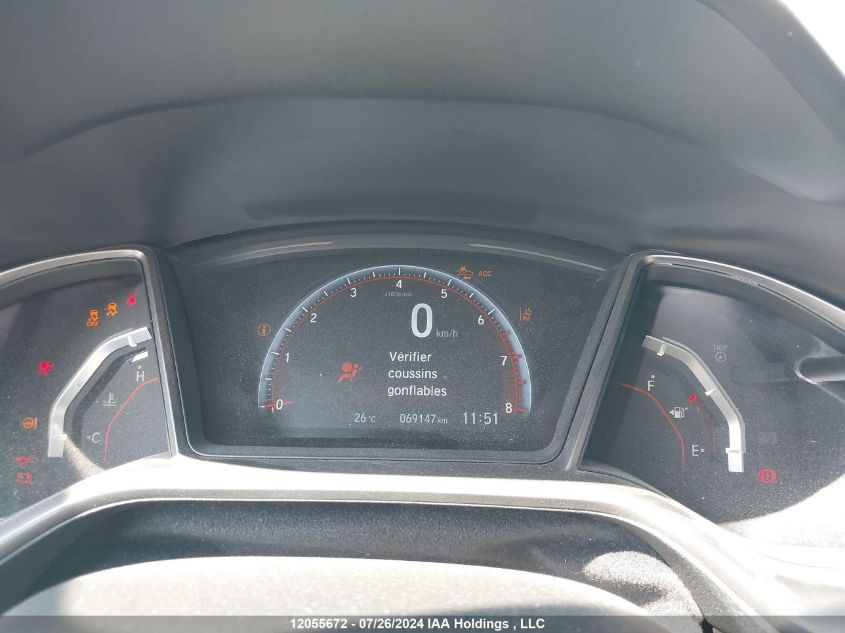 2020 Honda Civic Si Si VIN: 2HGFC3A54LH220577 Lot: 12055672