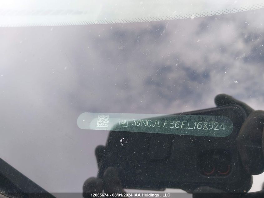 2014 Chevrolet Trax VIN: 3GNCJLEB6EL168524 Lot: 12055674