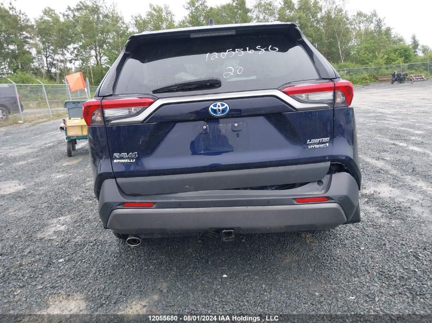 2020 Toyota Rav4 VIN: 2T3DWRFV1LW100860 Lot: 12055680