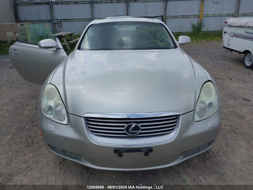 2002 Lexus Sc 430 VIN: JTHFN48Y820022701 Lot: 12055695