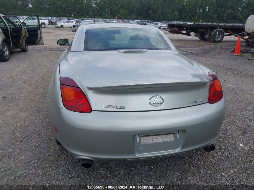 2002 Lexus Sc 430 VIN: JTHFN48Y820022701 Lot: 12055695