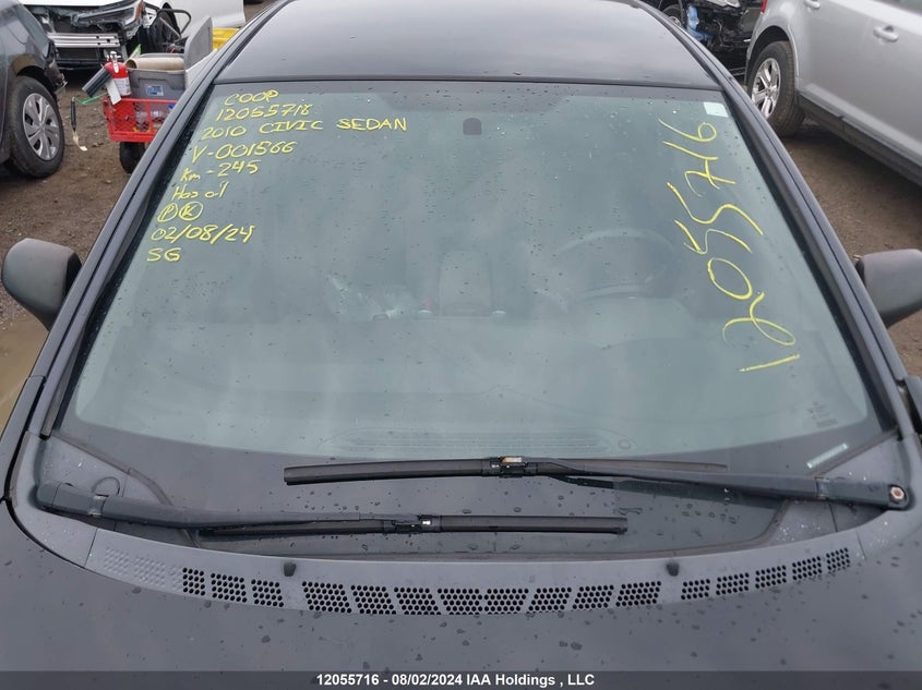 2010 Honda Civic Sdn VIN: 2HGFA1F23AH001566 Lot: 12055716