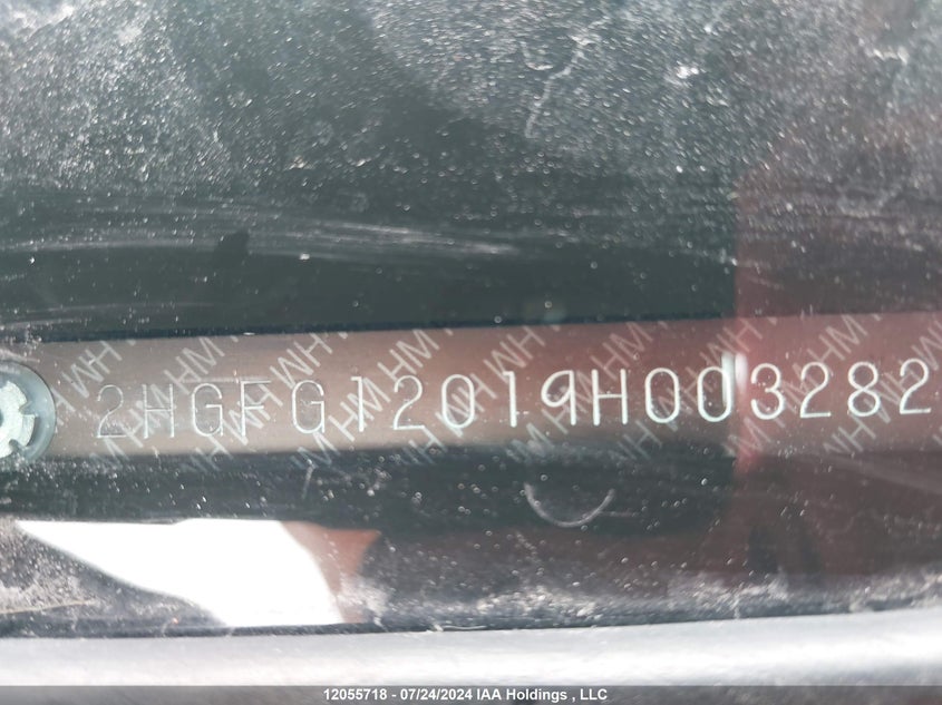 2009 Honda Civic Exl VIN: 2HGFG12019H003282 Lot: 12055718