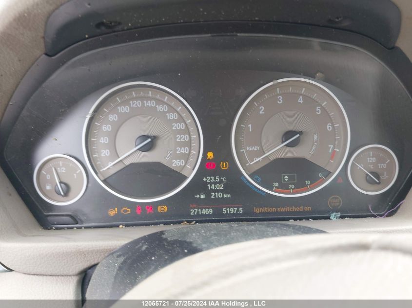 2012 BMW 3 Series VIN: WBA3A5C50CF452768 Lot: 12055721