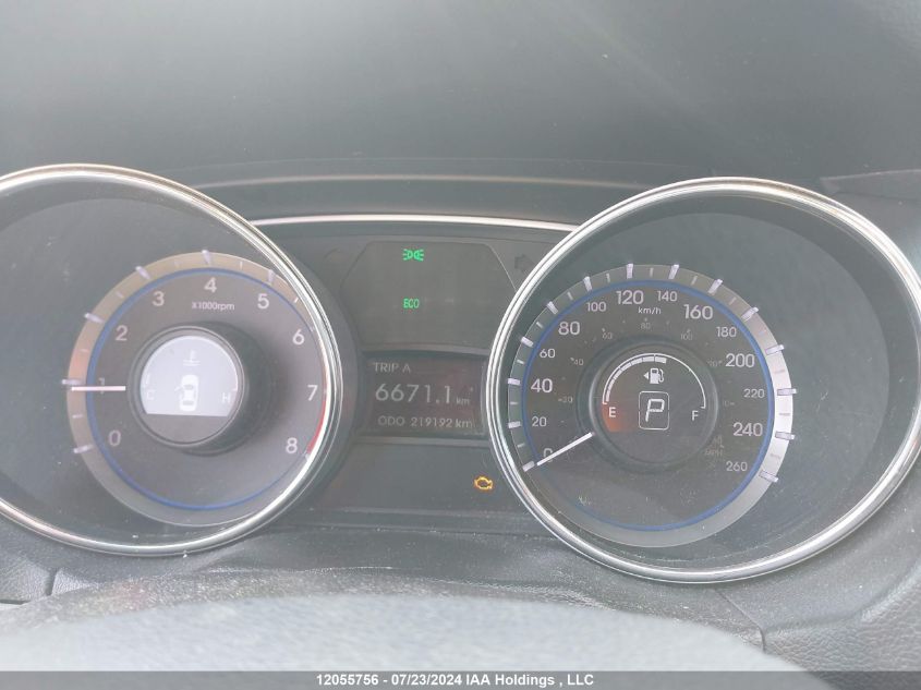 2013 Hyundai Sonata Gls VIN: 5NPEB4AC8DH542391 Lot: 12055756