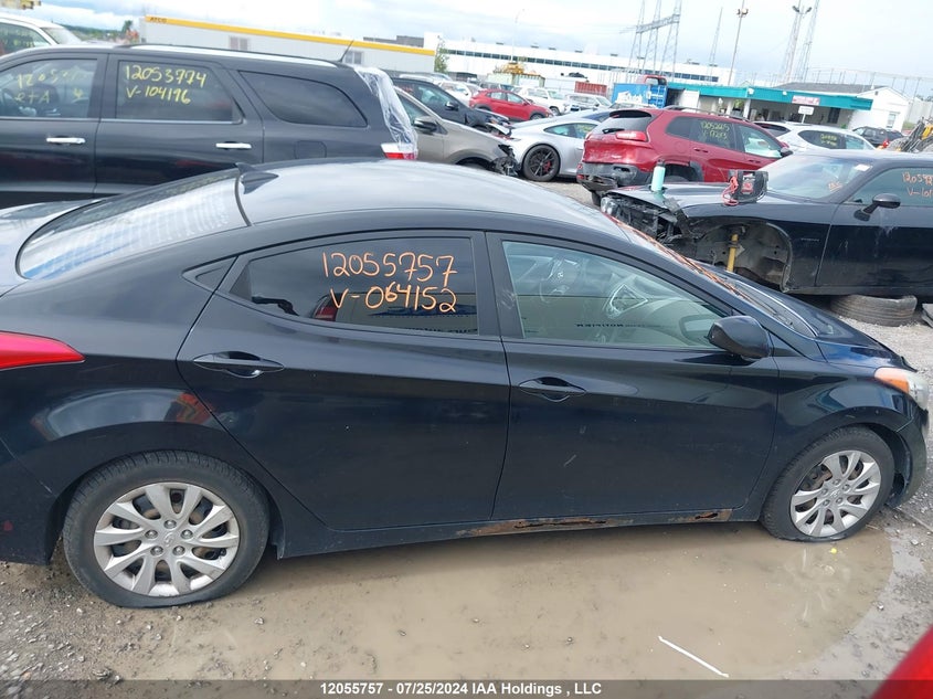 2012 Hyundai Elantra Gls/Limited VIN: 5NPDH4AE7CH064152 Lot: 12055757