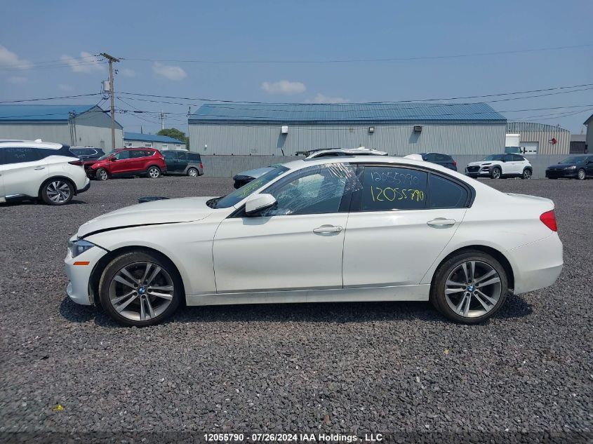 2014 BMW 3 Series VIN: WBA3C3C54EF986518 Lot: 12055790