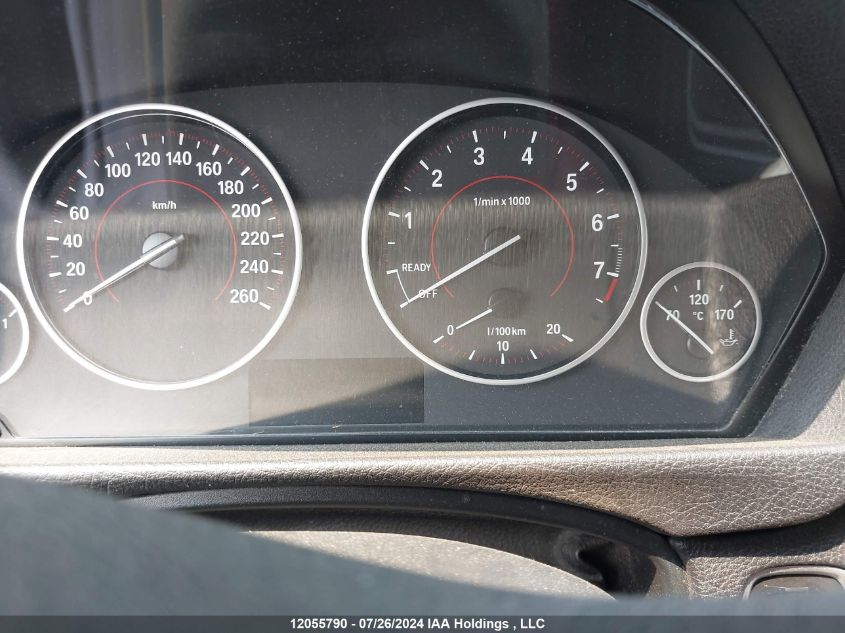 2014 BMW 3 Series VIN: WBA3C3C54EF986518 Lot: 12055790