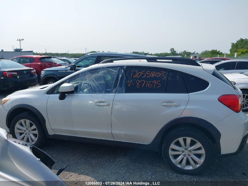 2013 Subaru Xv Crosstrek VIN: JF2GPACC6D2871695 Lot: 12055803