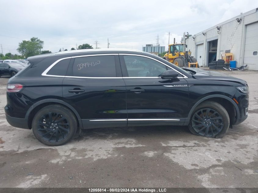 2019 Lincoln Nautilus Select VIN: 2LMPJ8K96KBL57898 Lot: 12055814