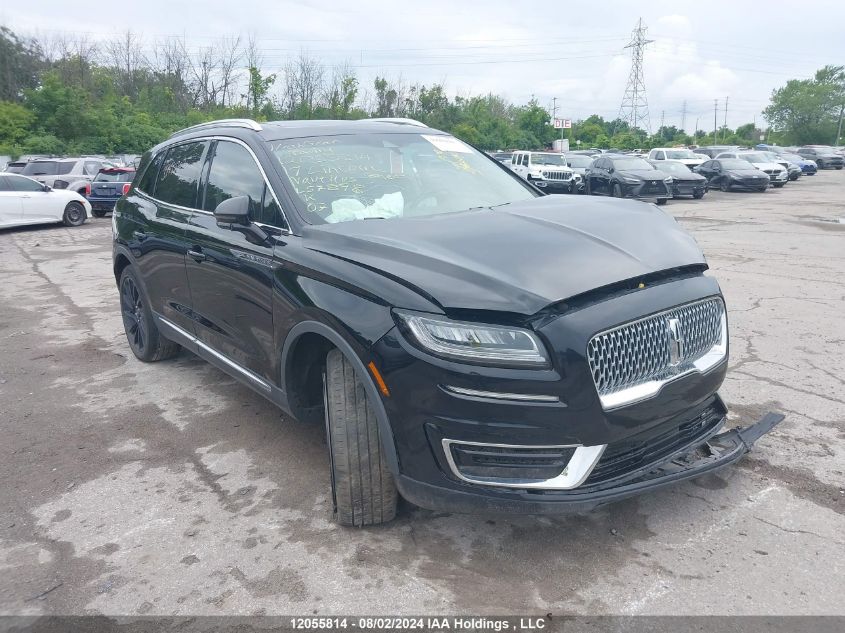 2019 Lincoln Nautilus Select VIN: 2LMPJ8K96KBL57898 Lot: 12055814