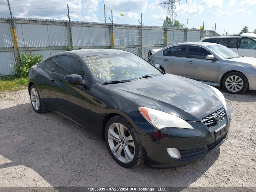 2010 Hyundai Genesis Coupe 2.0T VIN: KMHHT6KD3AU017703 Lot: 12055839