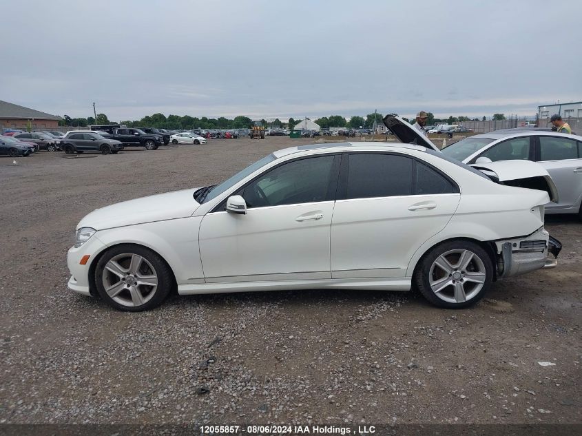 2011 Mercedes-Benz C-Class VIN: WDDGF8BB0BA486418 Lot: 12055857
