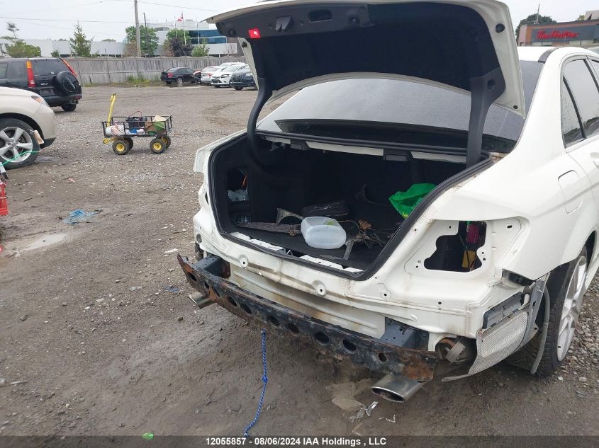 2011 Mercedes-Benz C-Class VIN: WDDGF8BB0BA486418 Lot: 12055857